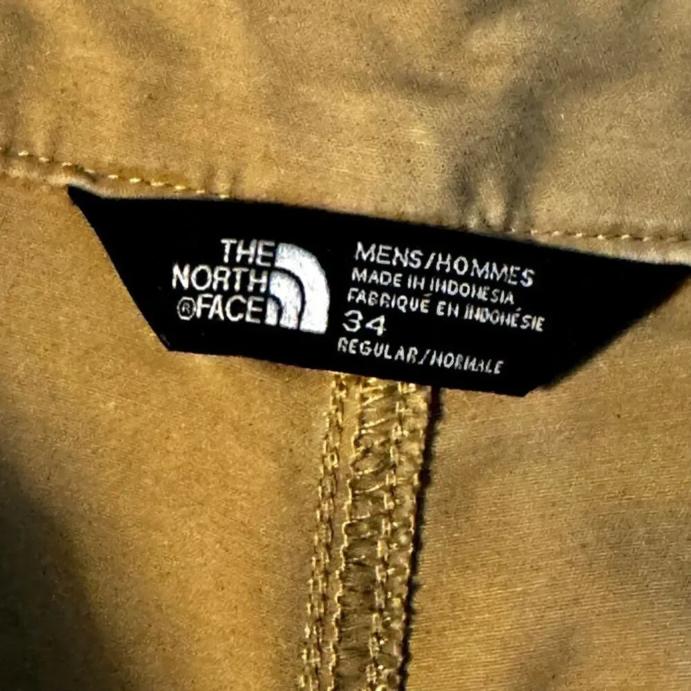 The North Face Tan Stretch Chino Pants. Size 34.